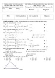 Đề thi học kì 1 môn Toán lớp 8 năm 2023-2024 - Trường THCS Nguyễn Trãi, Đại Lộc