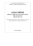 Giáo trình Thiết kế áo sơ mi nam, nữ (Ngành: May thời trang - Trung cấp) - Trường Cao đẳng Cộng đồng Kon Tum