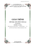 Giáo trình Hoá phân tích 1 và 2 (Ngành: Dược - Cao đẳng) - Trường Cao đẳng Cộng đồng Kon Tum