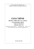 Giáo trình Thiết kế váy cơ bản, váy đầm liền thân (Nghề: May thời trang - Trung cấp) - Trường Cao đẳng Cộng đồng Kon Tum