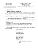 Đề thi học kì 2  môn Ngữ văn lớp 9 năm 2022-2023 có đáp án - Trường THCS Nguyễn Thị Lựu, Đồng Tháp
