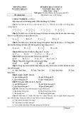 Đề thi học kì 2 môn Toán lớp 7 năm 2022-2023 có đáp án - Trường THCS Nguyễn Thị Lựu, Đồng Tháp