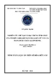 Tóm tắt Luận án Tiến sĩ Hóa hữu cơ: Nghiên cứu chế tạo và đặc trưng tính chất của tổ hợp carrageenan/collagen (từ vảy cá) mang dược chất allopurinol