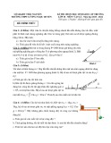 Đề thi học sinh giỏi cấp trường môn Vật lý lớp 10 năm 2023-2024 - Trường THPT Lương Ngọc Quyến, Thái Nguyên