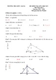 Đề thi giữa học kì 1 môn Toán lớp 9 năm 2023-2024 có đáp án - Trường THCS Đức Giang