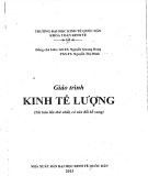 Giáo trình Kinh tế lượng (Tái bản lần thứ nhất, có sửa đổi bổ sung): Phần 1