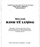 Giáo trình Kinh tế lượng: Phần 1 - NXB Lao động - Xã hội