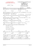 Đề thi học sinh giỏi cấp trường môn Toán lớp 10 năm 2023-2024 có đáp án - Trường THPT Ngô Gia Tự, Vĩnh Phúc