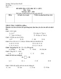 Đề thi học kì 1 môn Toán lớp 2 năm 2023-2024 - Trường Tiểu học Kim Hoa B
