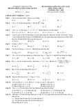 Đề thi giữa học kì 2 môn Toán lớp 11 năm 2023-2024 - Trường THPT Lương Ngọc Quyến, Thái Nguyên (Đề tham khảo)