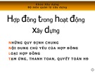 Bài giảng Luật xây dựng: Chương 7