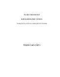 Giáo trình Toán cao cấp 1 - Trường ĐH Kiến trúc HCM