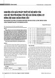 Nghiên cứu giải pháp thiết kế bộ biến tần cho hệ truyền động tốc độ cao dùng động cơ đồng bộ nam châm vĩnh cửu