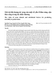 Giá trị tiên lượng tử vong của một số yếu tố lâm sàng, cận lâm sàng trong đa chấn thương