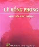 Nghiên cứu một số tác phẩm Lê Hồng Phong: Phần 1