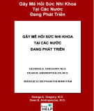 Gây mê hồi sức Nhi khoa: Phần 2