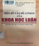 Nghiên cứu khoa học luận: Phần 1