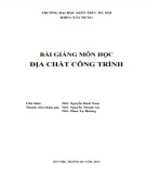 Bài giảng Địa chất công trình: Phần 2