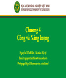 Bài giảng Vật lí đại cương A: Chương 4 - Nguyễn Tiến Hiển