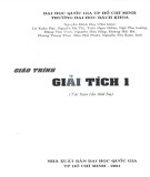 Giáo trình Giải tích 1 (Tái bản lần thứ ba): Phần 1 - Nguyễn Đình Huy