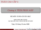 Bài giảng Toán cao cấp 3: Chương 4