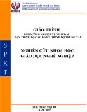 Giáo trình Bồi dưỡng nghiệp vụ sư phạm - Nghiên cứu khoa học giáo dục nghề nghiệp (Trình độ: CĐ-TC) - Trường ĐH Sư phạm Kỹ thuật TP. HCM