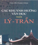 Tìm hiểu vấn đề khuynh hướng văn học trong thời Lý - Trần: Phần 1