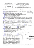 Đề thi học sinh giỏi môn Vật lí lớp 12 năm 2023-2024 - Sở GD&ĐT Bắc Ninh (Lần 1)