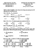 Đề thi giữa học kì 2 môn Toán lớp 8 năm 2023-2024 - Trường THCS Thượng Cát, Bắc Từ Liêm