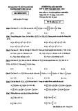 Đề thi giữa học kì 2 môn Toán lớp 12 năm 2023-2024 - Trường THCS Chu Văn An, Hà Nội