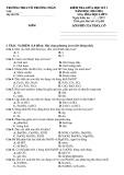 Đề thi giữa học kì 1 môn Hóa học lớp 9 năm 2022-2023 - Trường THCS Võ Trường Toản, Đồng Nai