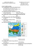 Đề thi giữa học kì 1 môn Địa lí lớp 8 năm 2022-2023 - Trường THCS Võ Trường Toản, Đồng Nai