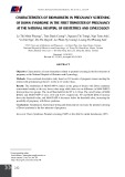 Đặc điểm các biomarker trong sàng lọc trước sinh hội chứng Down ở quý I thai kỳ tại Bệnh viện Phụ sản Trung ương