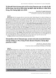 Tỷ lệ huyết thanh dương tính với ấu trùng Toxocara spp. và một số yếu tố liên quan của trẻ em đến khám tại Bệnh viện đa khoa tư nhân Phúc Hưng, tỉnh Quảng Ngãi năm 2022