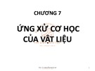 Bài giảng Cơ sở khoa học vật liệu: Chương 7 - PGS. TS. Nguyễn Ngọc Hà