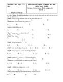 Đề thi giữa học kì 2 môn Toán lớp 6 năm 2022-2023 có đáp án - Trường THCS Phan Tây Hồ, Phú Ninh