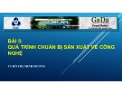 Bài giảng Công nghệ may 2: Bài 5 - TS. Hồ Thị Minh Hương