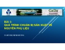 Bài giảng Công nghệ may 2: Bài 3 - TS. Hồ Thị Minh Hương