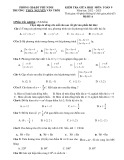 Đề thi giữa học kì 2 môn Toán lớp 9 năm 2022-2023 có đáp án - Trường THCS Nguyễn Văn Trỗi, Phú Ninh