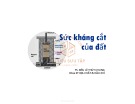 Bài giảng Địa kỹ thuật 1: Chương 8 - TS. Kiều Lê Thuỷ Chung