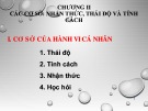 Bài giảng Hành vi tổ chức: Chương 2 - Vương Thị Hồng