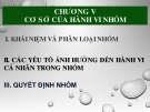 Bài giảng Hành vi tổ chức: Chương 5 - Vương Thị Hồng