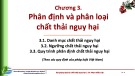 Bài giảng Quản lý chất thải nguy hại: Chương 3 - GV. Phạm Khắc Liệu