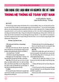 Vận dụng các loại hình và nguyên tắc kế toán trong hệ thống kế toán Việt Nam