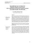 Đặc điểm sinh học và phòng trừ loài sâu (Orthaga exvinacea Hamp.) hại lá Long não (Cinnamomum camphora Linnaeus) tại huyện Gia Bình, tỉnh Bắc Ninh