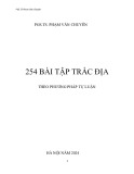 254 bài tập tự luận Trắc địa