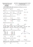 Đề thi giữa học kì 2 môn Toán lớp 8 năm 2023-2024 có đáp án - Trường THCS Song Mai, Bắc Giang