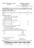 Đề thi học kì 2 môn Toán lớp 7 năm 2022-2023 - Trường THCS Nguyễn Công Trứ, Trảng Bom