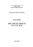 Giáo trình Học thuyết kinh tế của Các Mác - PGS.TS. Nguyễn Xuân Khoát