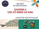 Bài giảng Kỹ năng bán hàng: Chương 4 - ThS. Nguyễn Như Phương Anh